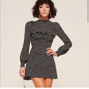 Reformation Bellflower Floral Print Mini Dress Size 2